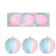 thumbnail image 1 of Christmas Colorful Furry Hanging Pastel Candy Christmas Ball Hanging Ornaments, Macaron Color Fluff Foam Ball Ornaments for Xmas Tree New Year Home Birthday Party Decoration, 1 of 7