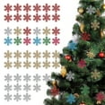 thumbnail image 1 of Christmas Colorful Snowflake Ornaments Christmas Tree Decorations 13PCS Acrylic Colorful Snowflake Pendants Hanging Crafts Desktop Decorations for Christmas Tree Wedding Party Decor, 1 of 7