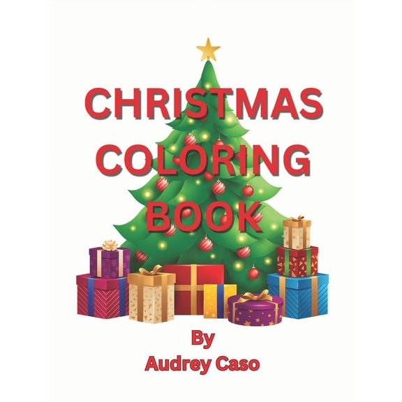 Christmas Coloring Book: Coloring Book with Winter Holiday and Festive Scenes for Stress Relief, (Paperback)