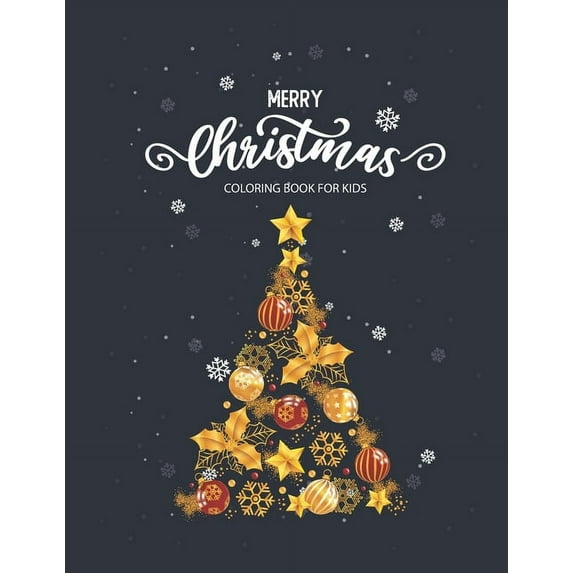 Christmas Coloring Book For Kids: 20 Christmas designs included Santa, X-mas tree, Candy, Snowman, Unicorn (Paperback)