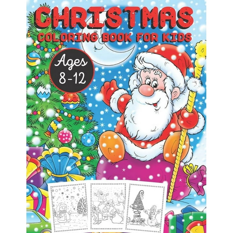 Christmas Coloring Book For Teens: A Large Coloring Book for Boys and  Girls, Ages 8-12 l Great Christmas Gift for Children and Teens Vol-1  (Paperback)