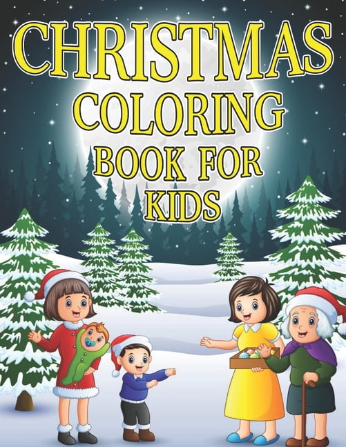 Christmas Coloring Book For Kids: The Big Christmas Cute Cat Coloring Book For Adults And Kids (Paperback)