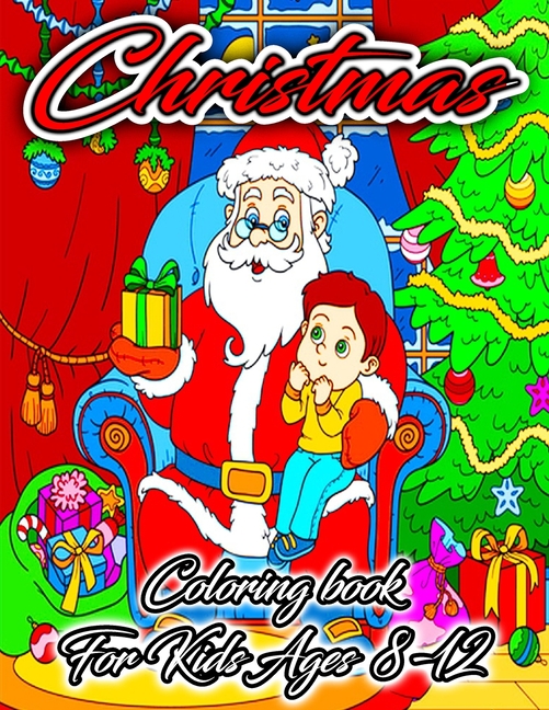 Barnes and Noble Christmas Coloring Book for Kids Ages 8-12: A