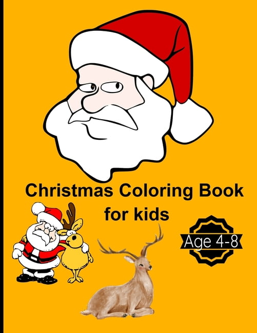 Christmas Coloring Book for Kids: Fun Children's Christmas Gift or Present for Toddlers & Kids - Beautiful Pages to Color with Santa Claus & More! 100 Pages (Paperback)
