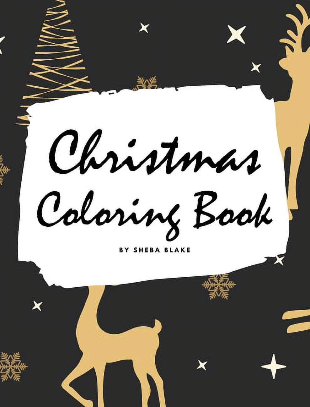 Christmas Coloring Book for Adults (Large Hardcover Adult Coloring Book) (Hardcover)