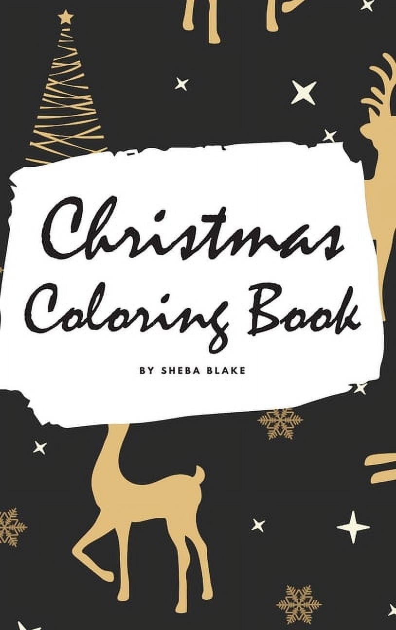 Christmas Coloring Book for Adults (Small Hardcover Adult Coloring Book)