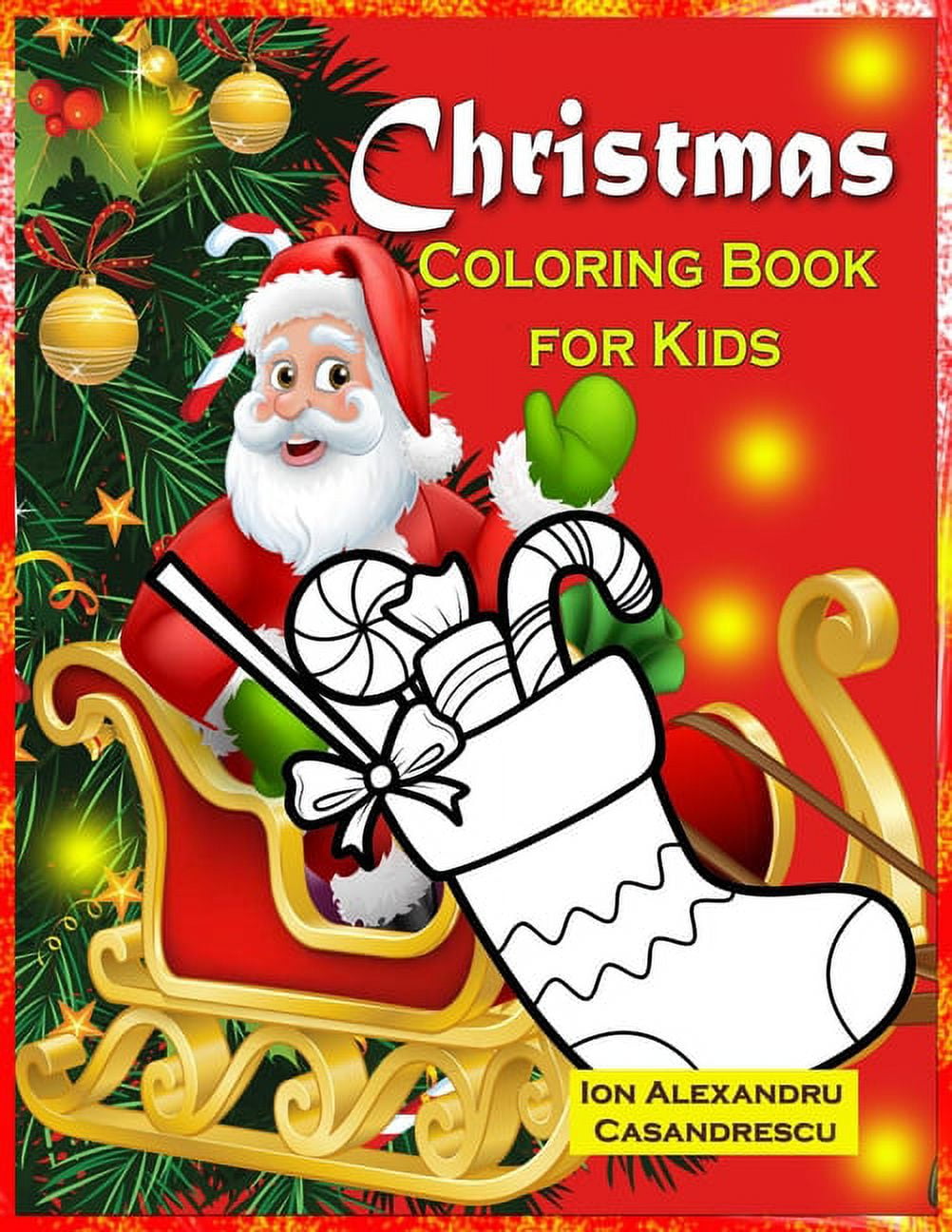 Cute Christmas Things Coloring Book: Easy to Color Pages for Kids & Adults  Including Santa, Christmas trees Gift boxes and More : Neo Coloration:  : Books