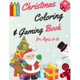 thumbnail image 1 of Christmas Coloring and Gaming Book for 8-14: Filled with complex and fun brain teasers that range in difficulty, Packed with full-page designs of Sant, 1 of 1
