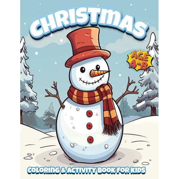 Christmas Coloring and Activity Book, (Paperback)