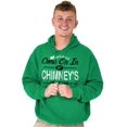 thumbnail image 1 of Christmas Come On In Chimney Is Open Unisex Plus Fleece Graphic Hoodie Brisco Brands 4X, 1 of 5