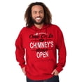 thumbnail image 1 of Christmas Come On In Chimney Is Open Unisex Plus Size Hoodie Brisco Brands 3X, 1 of 6