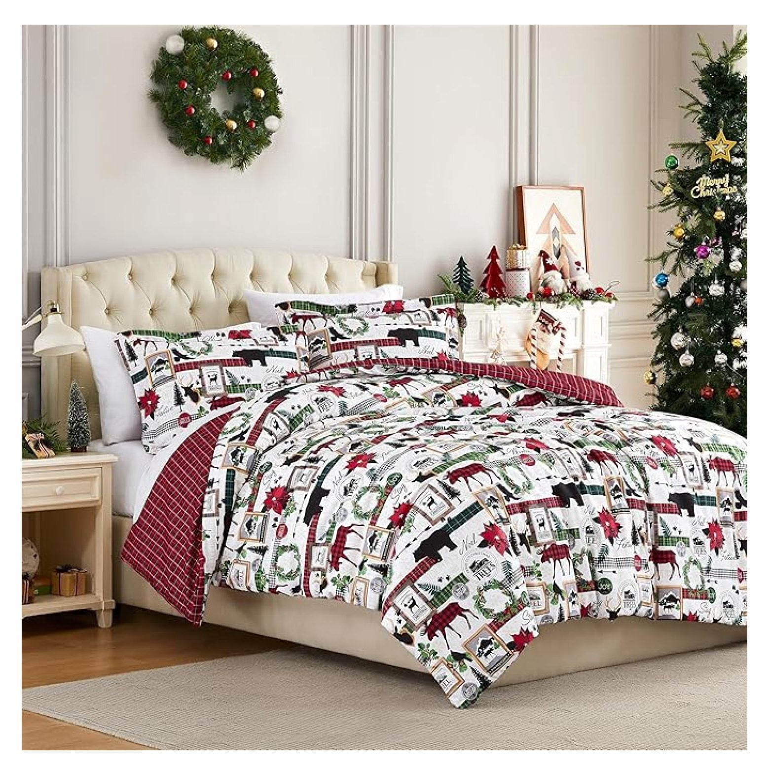 Christmas Bedspreads King Sizenull