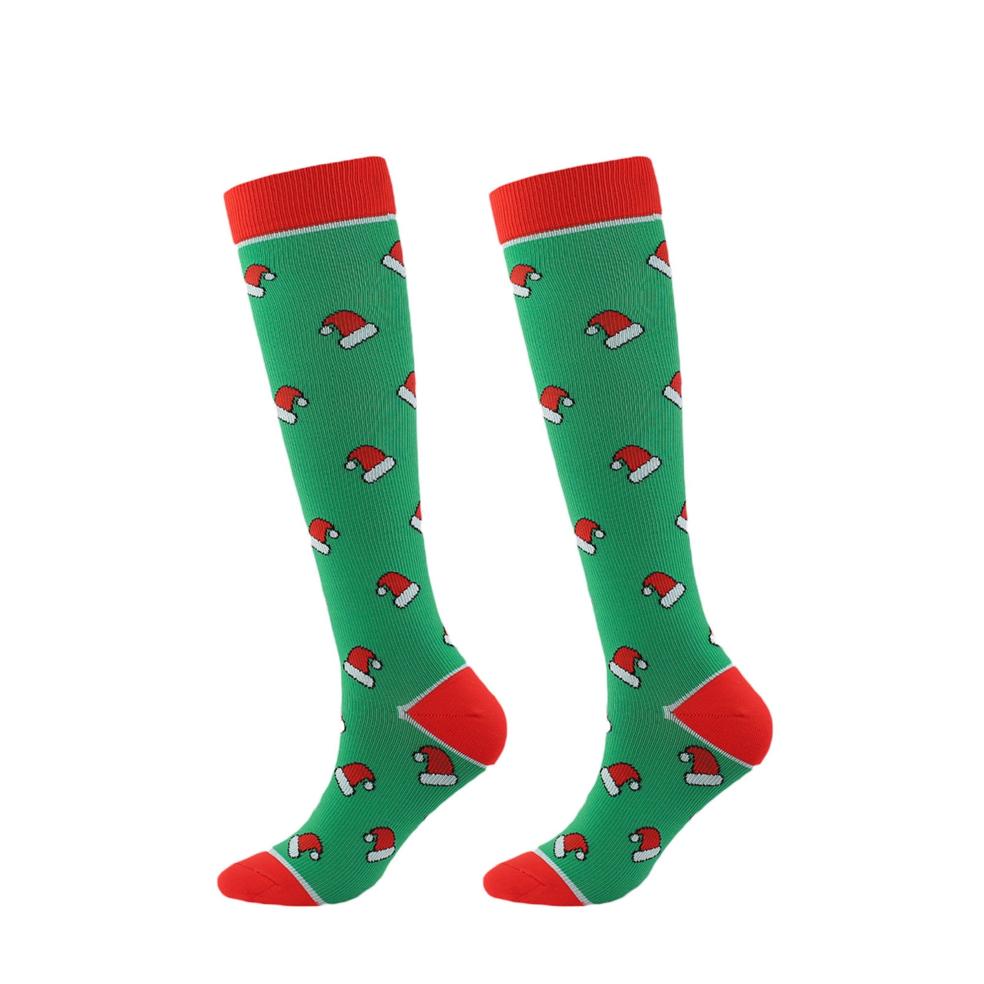 Christmas Compression Socks for Women Men Soft Fancy Holiday Socks ...