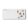 thumbnail image 1 of Christmas Computer Mouse Pad, Reindeers Santa Claus Penguins and Xmas Tree Stripes Design, Rectangle Non-Slip Rubber Mousepad X-Large, 35" x 15" Gaming Size, Multicolor, by Ambesonne, 1 of 2