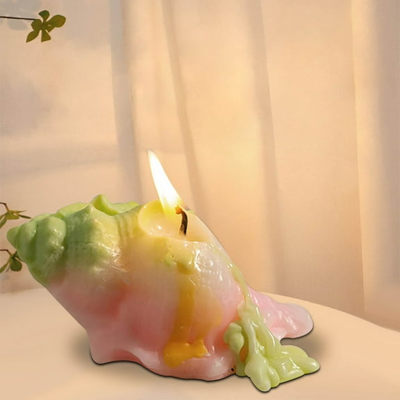 Christmas Conch Shell Aromatherapy Candle - Ins Style Home Decor Gift, Sea Breath or Peach Summer Scent, Soothing Fragrance for Relaxation