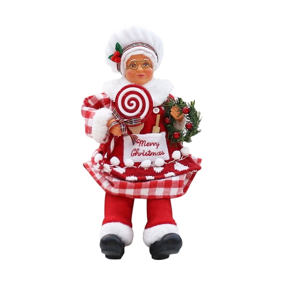 Christmas Cook Santa Figurine Stylish Christmas Santa Cook Display Pieces Adds Charm to Any Room Decoration