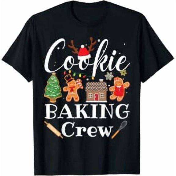 Christmas Cookie Baking Crew Family Baking Team Cookie T-Shirt