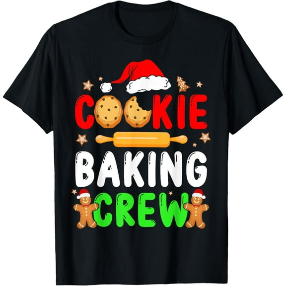 Christmas Cookie Baking Crew Family Baking Team Funny Cookie T-Shirt