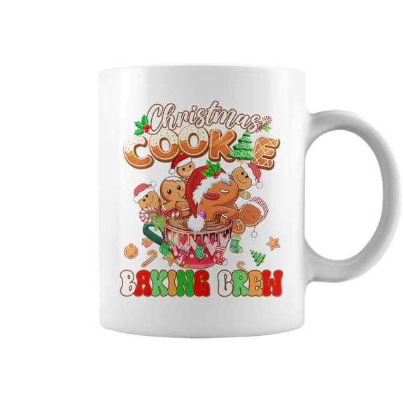 Christmas Cookie Baking Crew Gingerbread Cooking Lover TriBlend Coffee Mugs
