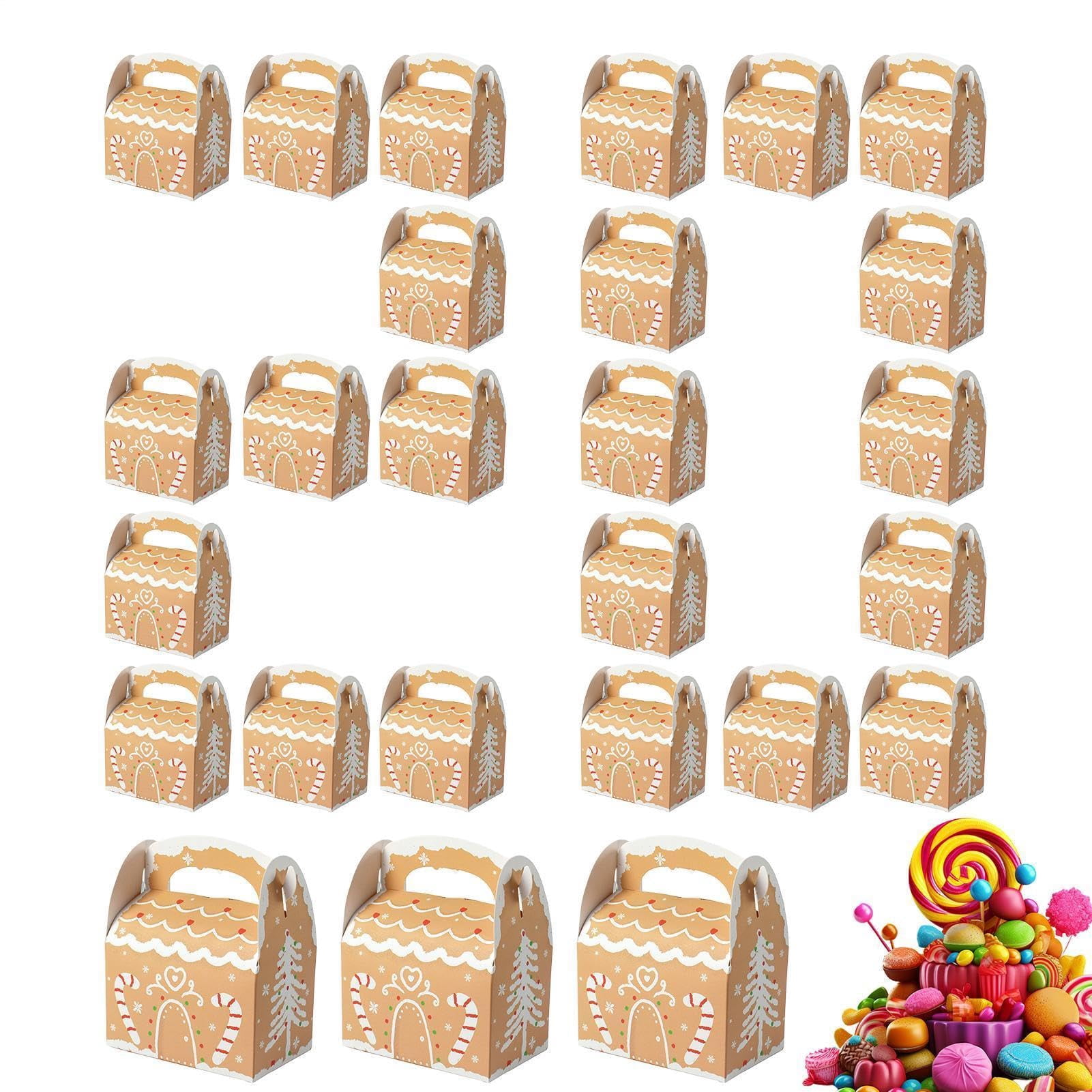 Christmas Cookie Boxes 20 Piece Party Favors, Candy Containers with ...