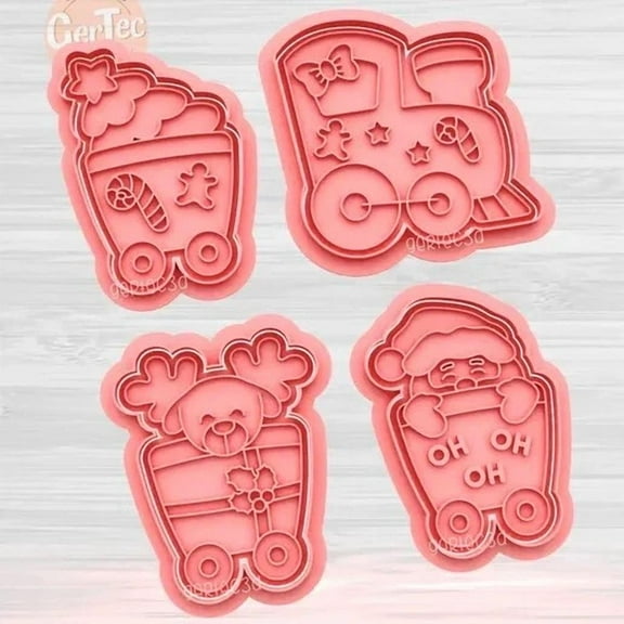 Christmas Cookie Cutter Set Of 4