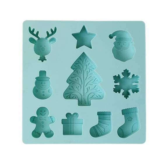 Christmas Cookie Silicone Molds,Holiday Baking Molds，Silicone Cake Mold,Gingerbread Men,DIY Cookie Baking Mold,Christmas Party Gifts And Decor