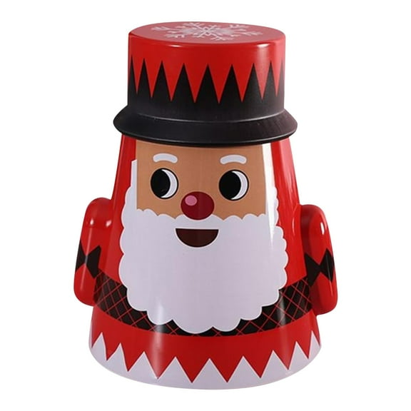 Christmas Cookie Tin Storage Box A Tumbler Cookie Jar Festive Storage Container for Holiday and Candy with Airtight Lid for Freshness
