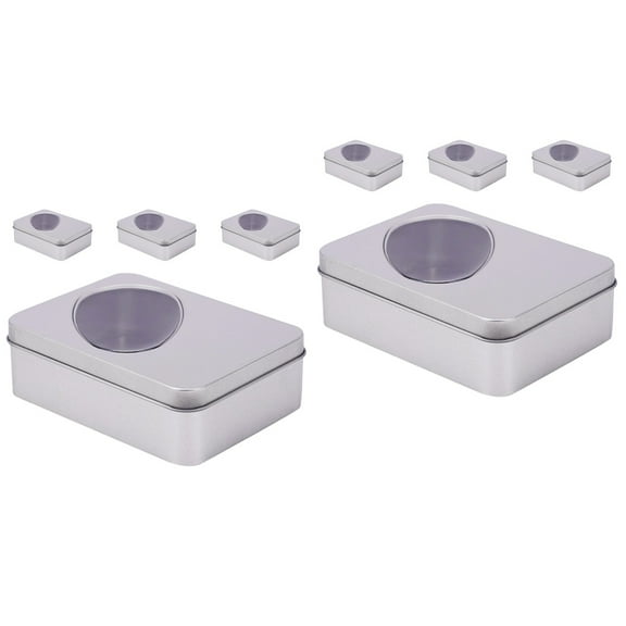 Christmas Cookie Tins Boxes for Gift Giving Small Bulk Biscuit Metal Tinplate 8