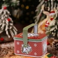 thumbnail image 1 of Christmas Cookie with Handle Lid - Empty Metal Candy Boxes ChristmasâDecorations ChristmasâGifts For Grandkids 11x8cm, 1 of 4
