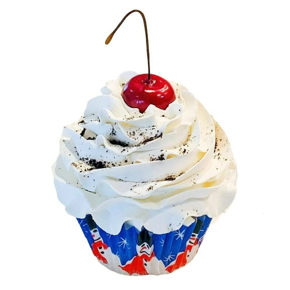 Christmas Cookies & Cream Cupcake Fake Cake Decoration Prop Dezicakes