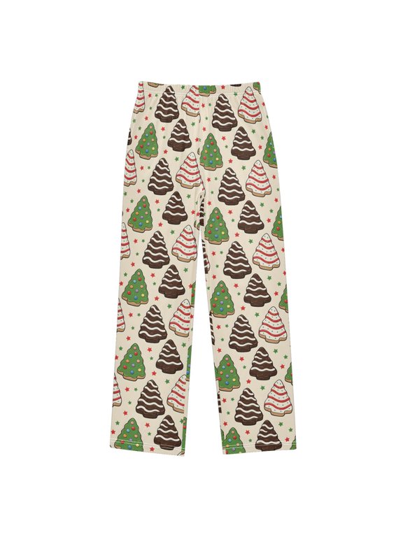 Christmas Cookies Pajama Pants Soft and Lightweight Elastic Waistband Pajama Pants