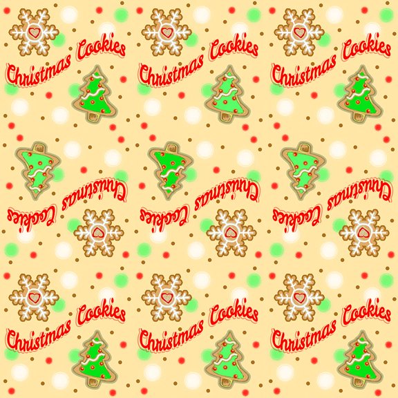Christmas Cookies Paper Poster Print - Valarie Wade (24 x 24)