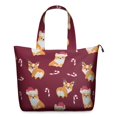 thumbnail image 1 of Christmas Corgi Travel Tote Bags for Women Carry On,Large Weekender Bags for Women Travel,Multi Functional Duffle Bag for Work,Shopping,Sports, 1 of 5