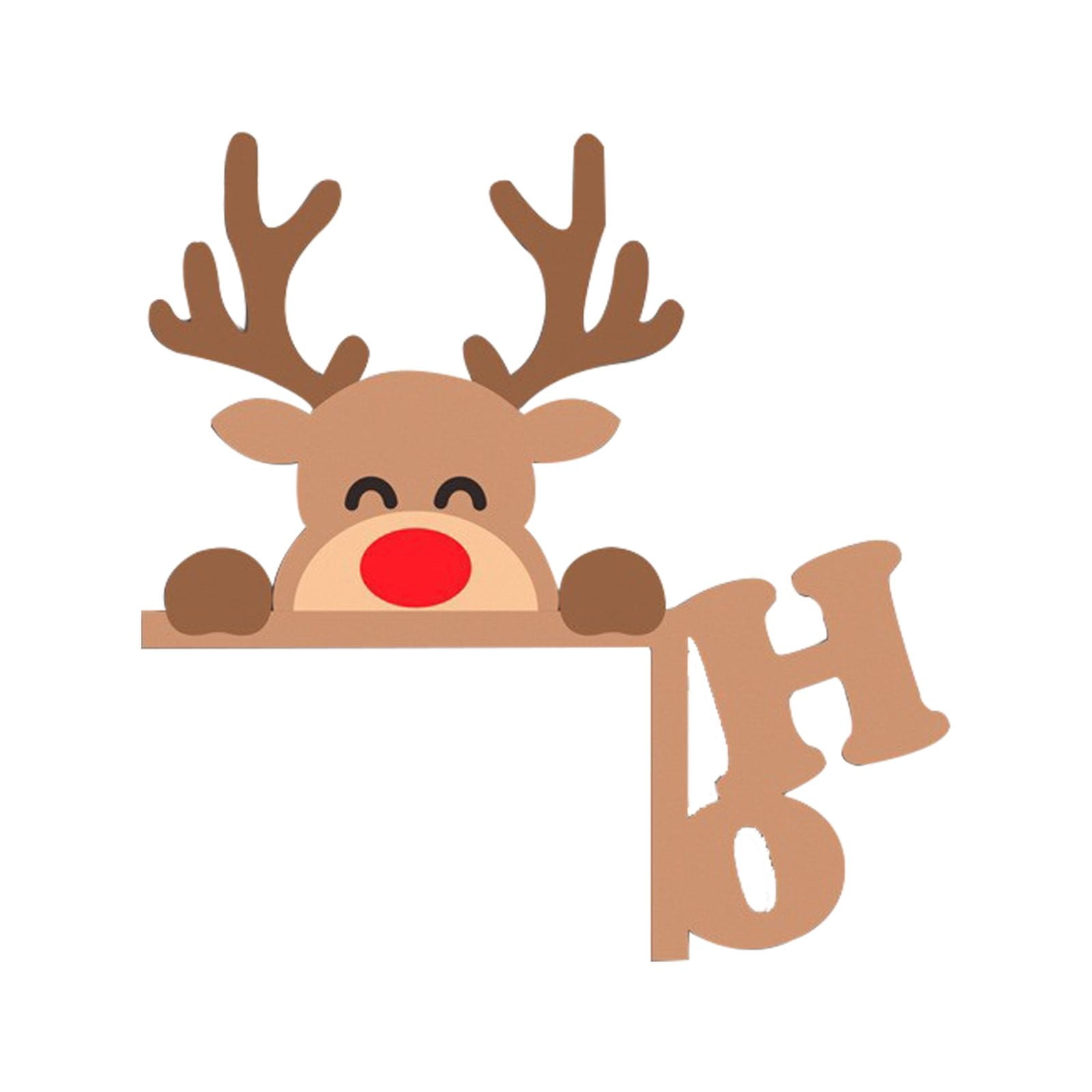 Christmas Corner Logo Decoration Art Wall Wooden Sculpture Wooden Home