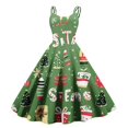 Christmas Costumes Woman 2024 Spaghetti Strap Dresses Christmas Tree