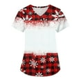 Christmas Costumes for Women Christmas Trees Graphic Workwear TShirts
