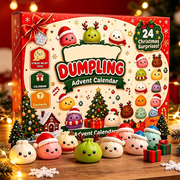 Christmas Countdown Calendar 2026 with 24 Assorted Mini Squishies, Christmas Squishy Advent Calendar 2026, 24-Day Countdown for Adults, Soft Squeeze Collectibles, Xmas Holiday Decor Gift