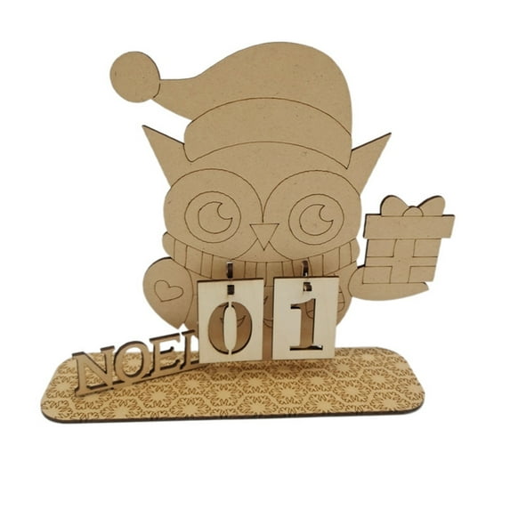 Christmas Countdown Calendar Wooden Christmas Wooden Advent Calendar for Adults Kids Christmas Decoration