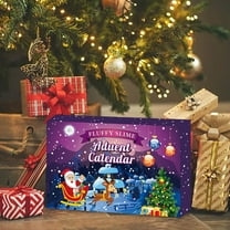 Countdown Sets Christmas Children's Glue Mud 24 Digital Arrival Countdown and Interactive Holiday Advent Calendar
