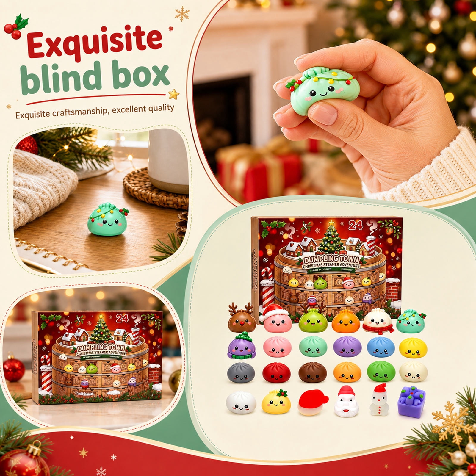 Christmas Countdown Toy Advent Calendar Orb Squishy Random Assortment ...