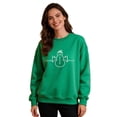 thumbnail image 1 of Christmas Couples Sweatshirts Holiday His and Her Sweatshirts Matching Xmas Outfits Long Sleeve Funny Vacation Shirts Green, M, 1 of 7