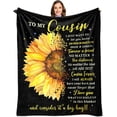 thumbnail image 1 of Christmas Cousin Gifts for Women - Cousins Gifts - Gifts for Cousins Female - Cousin Birthday Gifts for Women - Best Cousin Gifts - to My Cousin Gifts - Best Cousin Ever Throw Blanket 50x60, 1 of 6