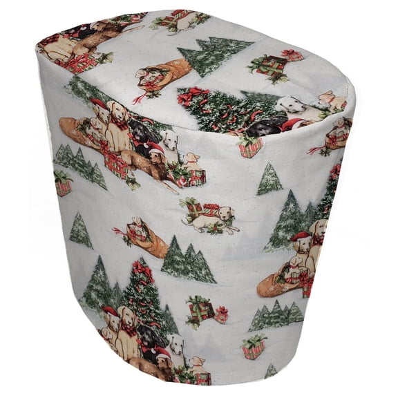 Christmas Cover Compatible with Keurig Coffee Maker by Penny's Needful Things (Christmas Dogs & Puppies) (Other Models (See Sizing Chart))