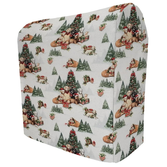 Christmas Cover Compatible with Ninja Slushi Professional Frozen Drink Maker by Penny's Needful Things (Regular) (Christmas Dogs & Puppies)