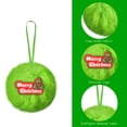 thumbnail image 1 of Christmas Craft Fluffy Plush Ball Hanging Ornaments for Christmas Tree Decoration Indoor Wreath Fireplace Home Office Decor, Christmas Balls with Lightweight Comfortable 5.9x2.3Inch Green, 1 of 9