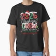 thumbnail image 1 of Christmas Crew 2025 A Little Bit Crazy Festive Family Matching Unisex T-Shirt, up to size 5XL, 1 of 2