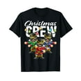 thumbnail image 1 of Christmas Crew Flossing Nutcracker Christmas Gift Black T-Shirt, 1 of 5