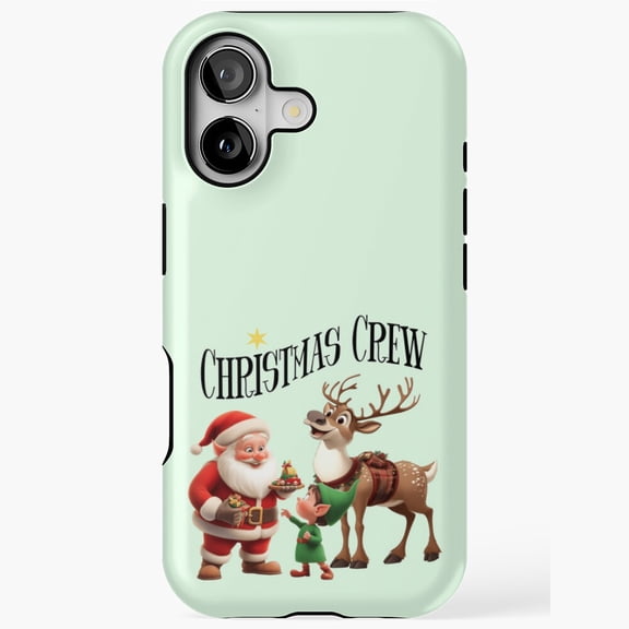 Christmas Crew Funny Squad Case for iPhone 11 12 13 14 15 16 17 Pro Max