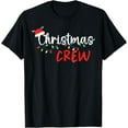 thumbnail image 1 of Christmas Crew Xmas Lights Family Matching Pajamas Holiday T-Shirt Tee, 1 of 4