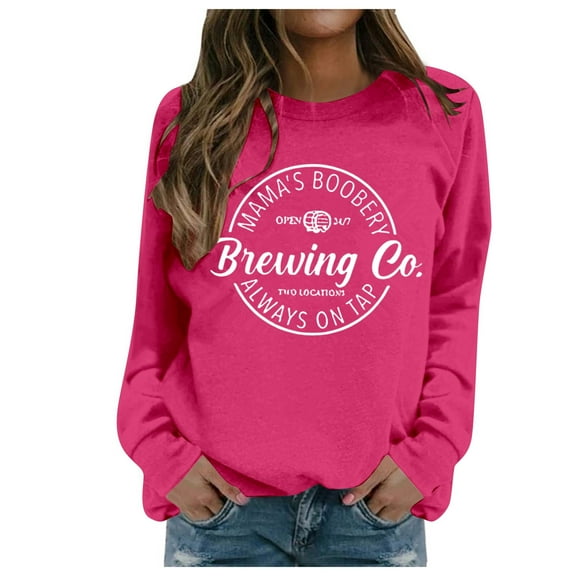 Christmas Crewneck Sweatshirt Christmas T Shirts For Women Long Sleeve Christmas Graphic Sweatshirt Winter Sweatshirts Holiday Clothes